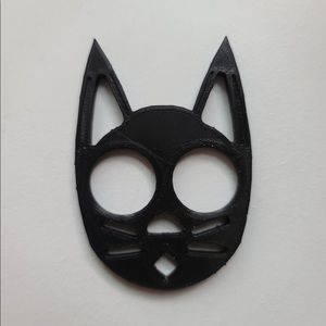 2 Self Defense Cat Keychains